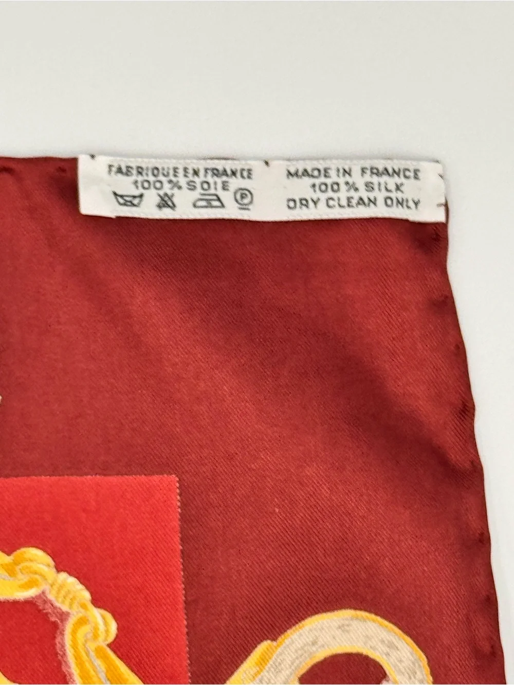 Authentic Hermès Mefsire Antoine de Plvvinel Carré 90 Silk Scarf Red Equestrian